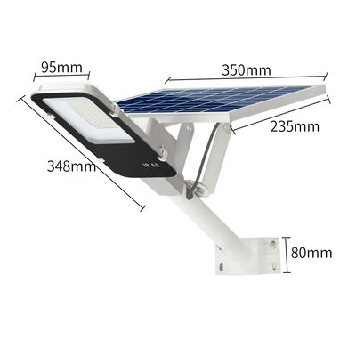 25000mAH 2000 lm Solar Powered LED Street Lights 300w Outdoor EMC