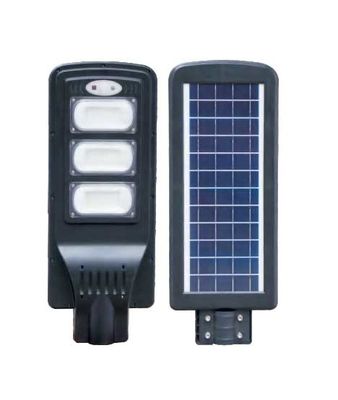 Polycrystalline 760Lm Integrated Solar Street Lights 10AH With Solar Panel