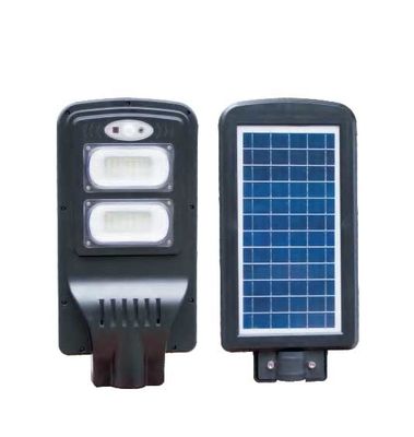Polycrystalline 760Lm Integrated Solar Street Lights 10AH With Solar Panel