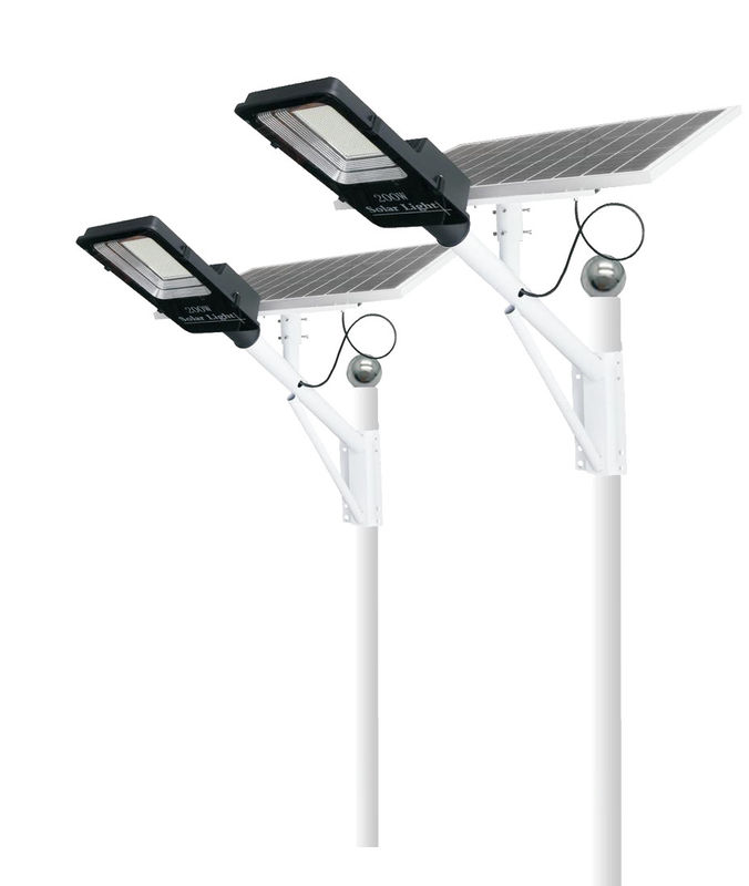 3500Lm 5000mA Solar Street Light Project , 80W Solar Backyard Light Time Control
